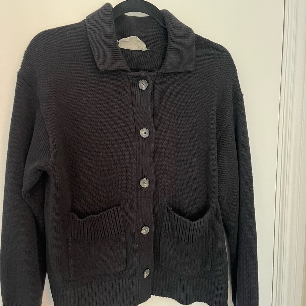 Everlane Black Women's Cardigan Sweater